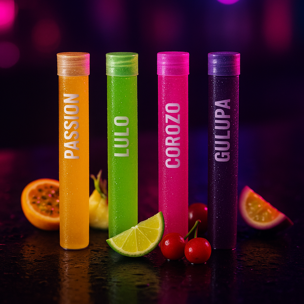 Be Vida Vital tube cocktail shots